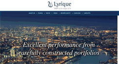Desktop Screenshot of lyrique.com